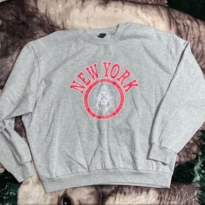 New York Heather Gray Sweater
